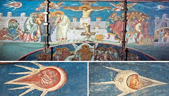 Sững sờ với 'bằng chứng' về UFO trong tranh vẽ thời Phục Hưng