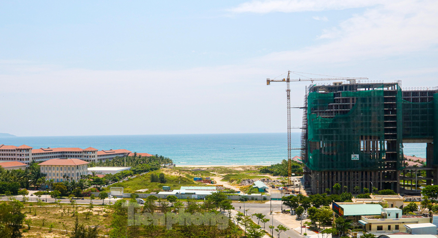 Khu vực dự án du lịch biển của công ty I.V.C, Đà Nẵng đã thống nhất phương án quy hoạch công viên biển cuối đường Huyền Trân Công Chúa. Ảnh: Nguyễn Thành