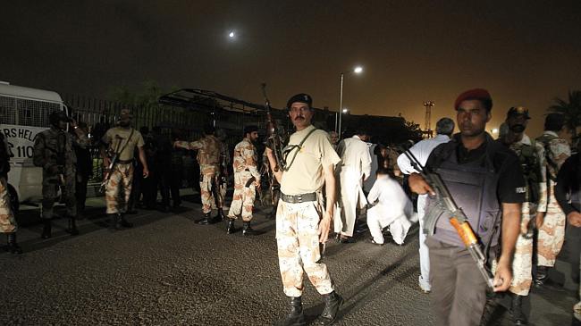 Lực lượng an ninh tại sân bay Jinnah của Pakistan