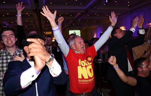 NÓNG: Scotland không tách khỏi Vương quốc Anh
