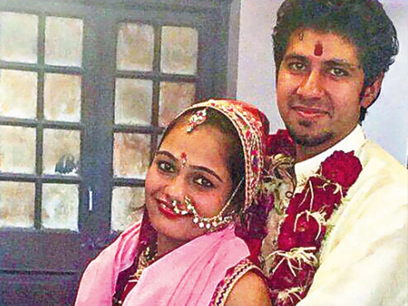 Bhawna Yadav và chồng tổ chức lễ cưới bí mật hôm 12/11 (Ảnh: Times of India)