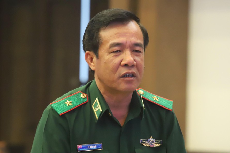Thiếu tướng Lê Đức Thái, Tư lệnh Bộ đội Biên phòng. Ảnh: Nguyễn Minh