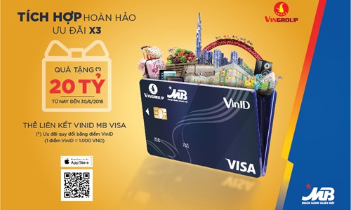 Ra mắt thẻ liên kết Vinid – MB Visa 