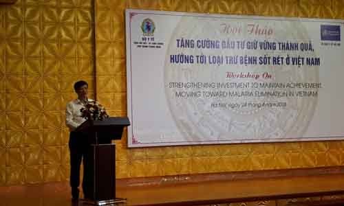GS. TS Nguyễn Thanh Long – Thứ trưởng Bộ Y tế phát biểu khai mạc buổi Hội thảo