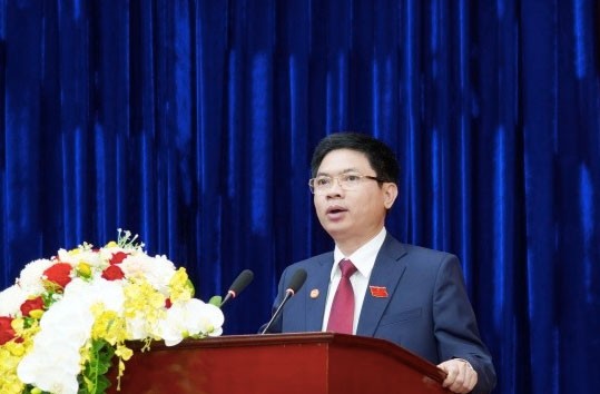 Ngày 6/10, ông Trương Quốc Huy được HĐND tỉnh Hà Nam bầu làm Chủ tịch UBND tỉnh Hà Nam - Ảnh: Hoàng Long