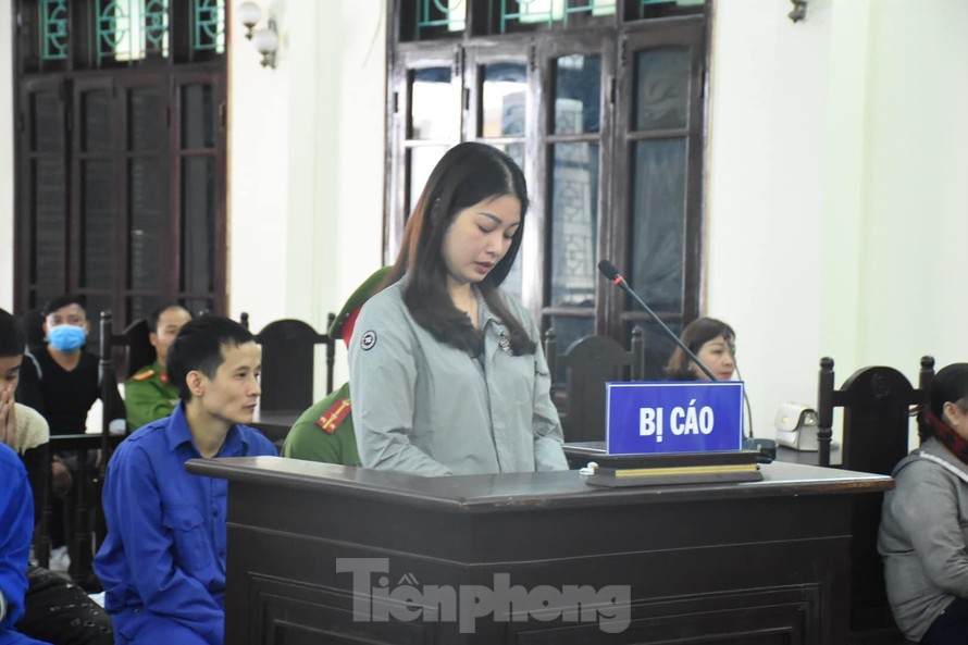 Hoàng Thị Ánh Nguyệt bị xử 12 tháng tù vì thuê côn đồ đánh thuộc cấp cũ của chồng - Ảnh: Hoàng Long