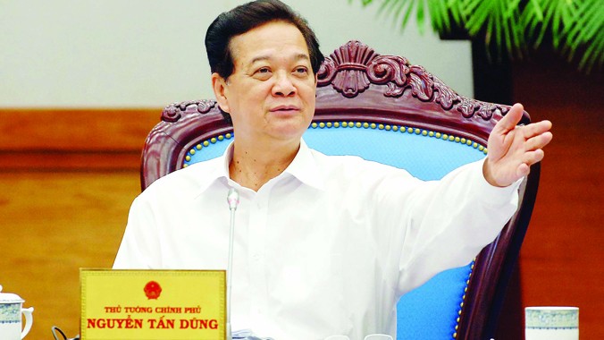 Thủ tướng Nguyễn Tấn Dũng phát biểu tại phiên họp thường kỳ 5/2014