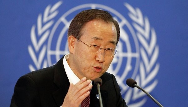 Tổng thư ký Liên Hiệp Quốc nói sẵn sàng đứng ra hòa giải tranh chấp ở Biển Đông. Ảnh: RIA