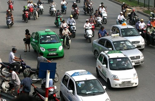 Cấm taxi ngoại tỉnh hoạt động ở thủ đô