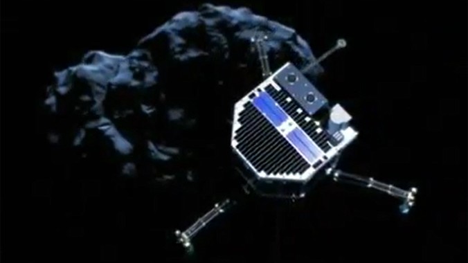 Robot thăm dò lần đầu đáp xuống sao chổi