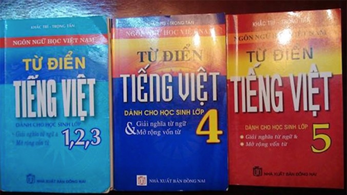 Từ điển tiếng Việt của tác giả Khắc Trí - Trọng Tấn. (Ảnh: Zing).