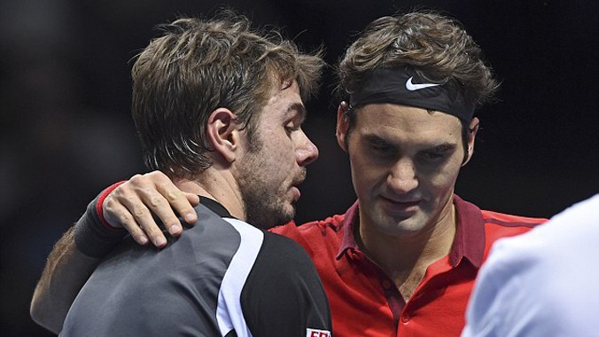  Roger Federer xin rút khỏi chung kết ATP World Tour Finals 2014 vì bất hòa với Wawrinka?.