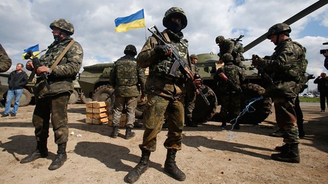 Ukraine tuyên bố sẵn sàng giáng trả mọi cuộc tấn công từ lực lượng ở miền Đông. Ảnh: time.com.