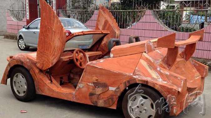  Siêu xe bằng gỗ gụ độc nhất trên thế giới