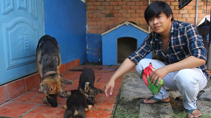 Võ Minh Tuấn có sở thích nuôi cho từ nhỏ.