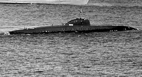 Tàu ngầm hạt nhân "K-324". Ảnh: Public Domain.
