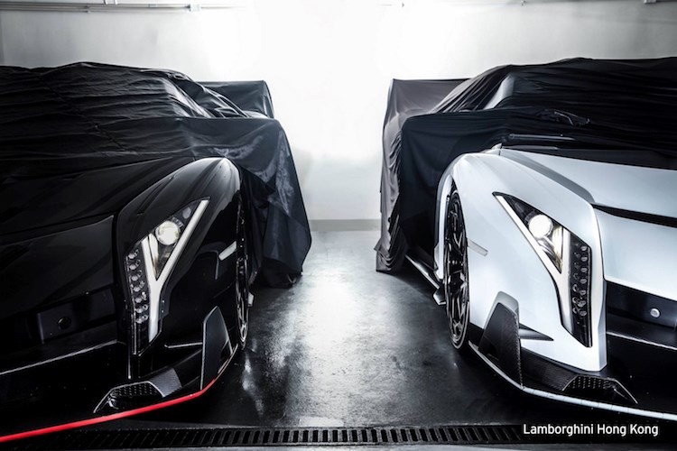 Bộ đôi siêu xe 200 tỷ của Lamborghini cập bến Hồng Kông