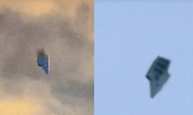 Hình ảnh so sánh sự tương đồng giữa vật thể bay mới được phát hiện (trái) và một vật thể bay được phát hiện trước đó. Ảnh: Secureteam 10.