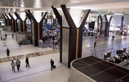 Sân bay quốc tế OR Tambo ở Johannesburg, Nam Phi. Ảnh: Brendan Croft.