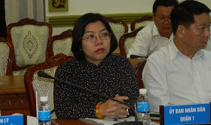 Phó Chủ tịch UBND quận 1 Nguyễn Thị Thu Hường