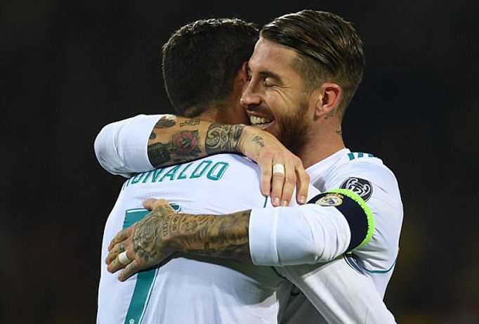 Mối quan hệ giữa C.Ronaldo và Sergio Ramos không còn tốt đẹp như xưa.