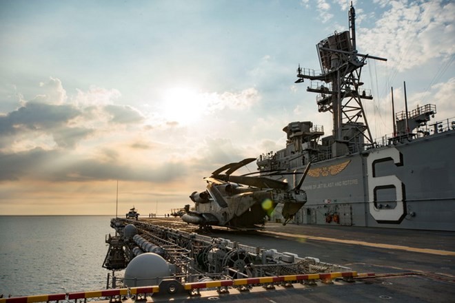 Tàu chiến USS Bonhomme Richard của Mỹ. Nguồn: public.navy.mil.