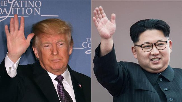 Tổng thống Donald Trump (trái) và nhà lãnh đạo Kim Jong-un. Ảnh: Press TV.