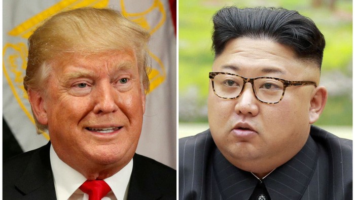 Tổng thống Mỹ Donald Trump và nhà lãnh đạo Triều Tiên Kim Jong Un. Ảnh: Reuters.
