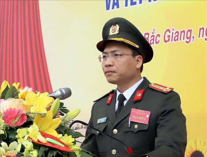 Thượng tá Nguyễn Quốc Toản - Giám đốc công an Bắc Giang.