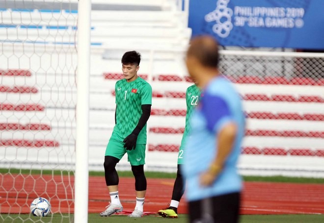 HLV Park Hang Seo không dùng Bùi Tiến Dũng ở các lượt trận cuối SEA Games 30.