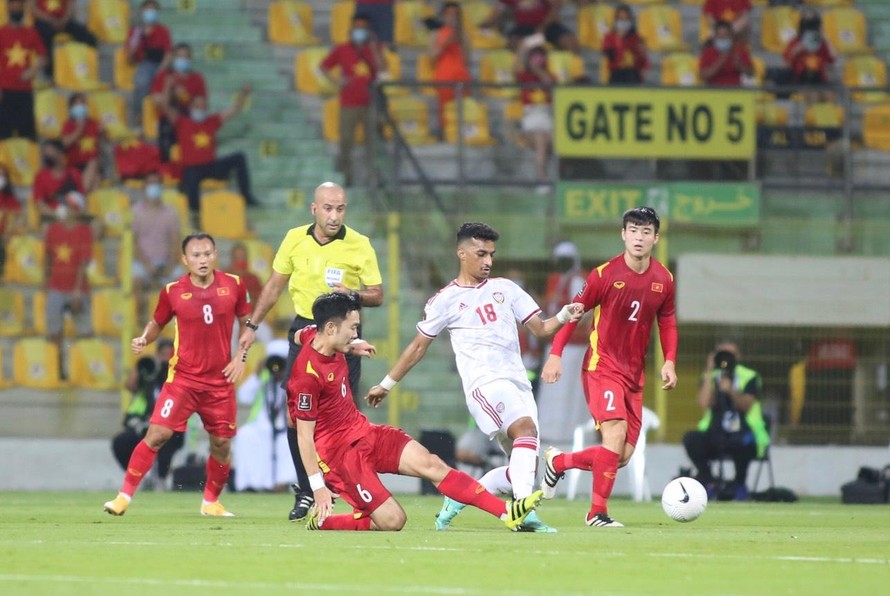 Đội tuyển Việt Nam lần đầu dự vòng loại cuối World Cup. (ảnh Hữu Phạm)