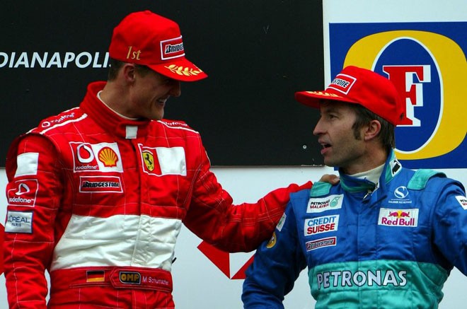 Schumacher từng chơi rất thân với Heinz-Harald
