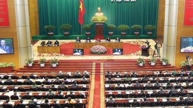 Quốc hội khẳng định việc Trung Quốc hạ đặt giàn khoan trong thềm lục địa và vùng đặc quyền kinh tế của Việt Nam là vi phạm nghiêm trọng chủ quyền, quyền chủ quyền, quyền tài phán của Việt Nam. Ảnh: Nhan Sáng