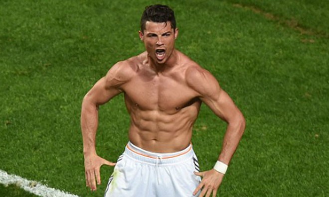 Cởi trần mừng bàn thắng, Ronaldo 'học' phong cách Balotelli