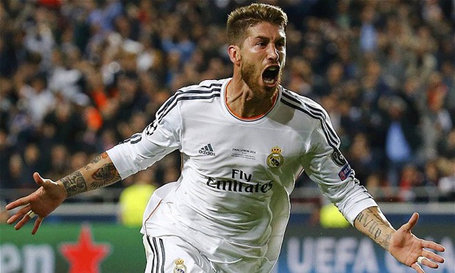 Ramos nhiều lần đóng vai người hùng của Real Madrid trong giai đoạn cuối mùa giải.