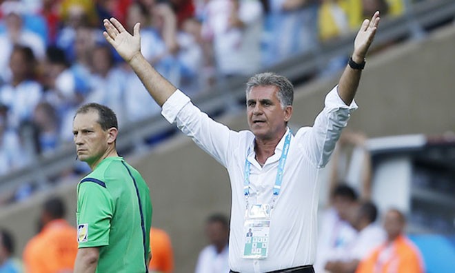 Queiroz phàn nàn về công tác trọng tài.