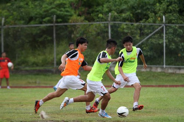 U19 Việt Nam thể hiện sự quyết tâm cao trước trận ra quân