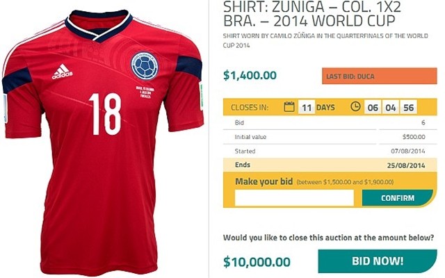 Giá trần để sở hữu chiếc áo này là 10.000 USD.