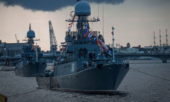Hạm đội Baltic 'khoe sức mạnh' trong Ngày Chiến thắng