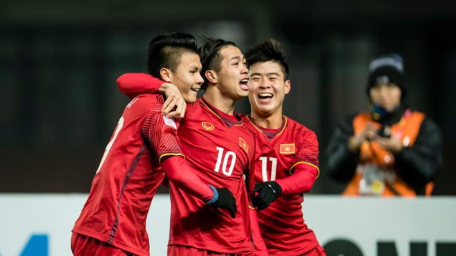 Công Phượng là tác giả bàn mở tỷ số của U23 Việt Nam.