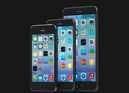 iPhone 6 sẽ có 2 phiên bản màn hình 4,7-inch và 5,5-inch (Ảnh ý tưởng thiết kế màn hình cỡ lớn của iPhone 6)