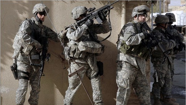 Binh lính Mỹ tại Iraq. (Nguồn: AP)