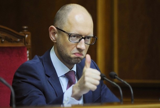 Thủ tướng Ukraine Arseniy Yatseniuk. (Nguồn: AFP)