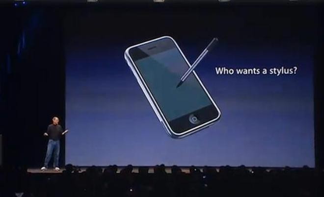 Steve Jobs từng hỏi: Ai cần một chiếc bút cảm ứng?