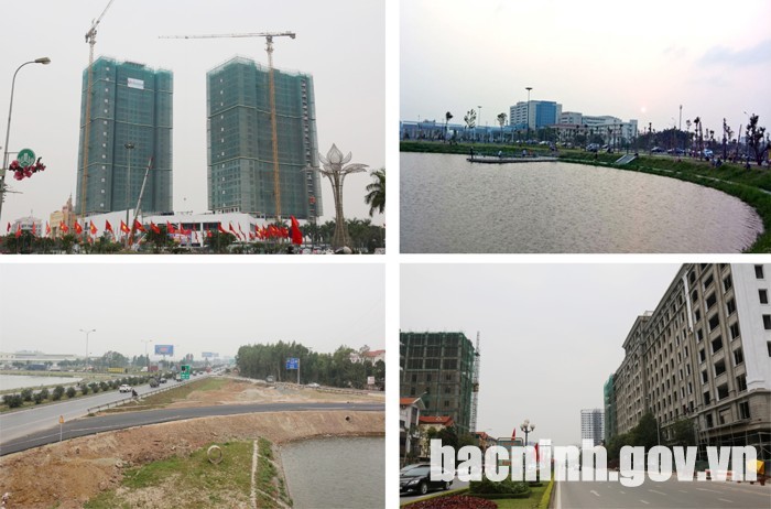 Điểm nhấn hạ tầng đô thị trên địa bàn thành phố Bắc Ninh.