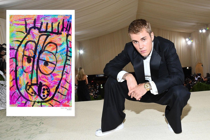 Thực hư tranh ‘gợi dục’ của Justin Bieber được trưng bày