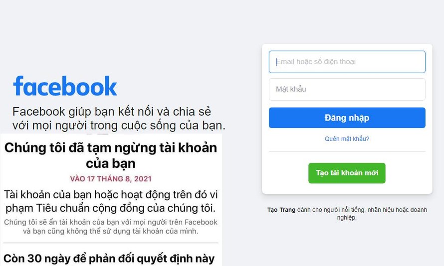 Cập nhật và khôi phục tài khoản Facebook \'bay màu\' của bạn ngay lập tức! Với một số thao tác đơn giản, bạn có thể trở lại liên lạc với bạn bè, chia sẻ hình ảnh và cập nhật tin tức mới nhất. Đừng bỏ lỡ những khoảnh khắc tuyệt vời trên mạng xã hội này!