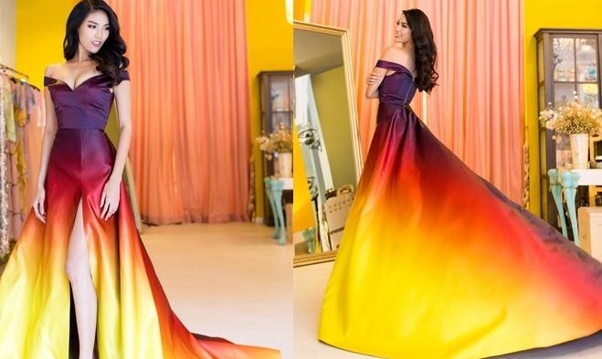 Váy dạ hội của Lan Khuê đoạt giải thiết kế đẹp nhất