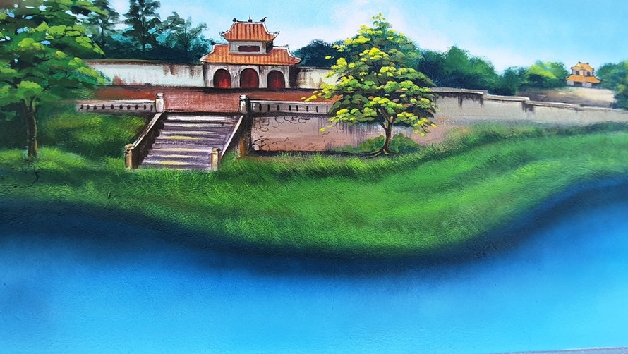 Bức tranh về sông Hương lấy cảm hứng từ bỏi cảnh đậm chất Huế. Sông Hương đầy bí ẩn và lãng mạn, nằm giữa những ngọn đồi xanh tươi. Những bức tranh này mang lại cho chúng ta đầy đủ cảm giác thư giãn và yên bình.