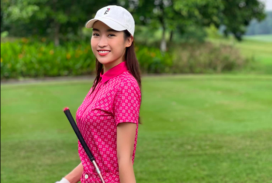 Hoa hậu Đỗ Mỹ Linh: \'Chơi golf rèn luyện tính kiên trì, kỷ luật\'